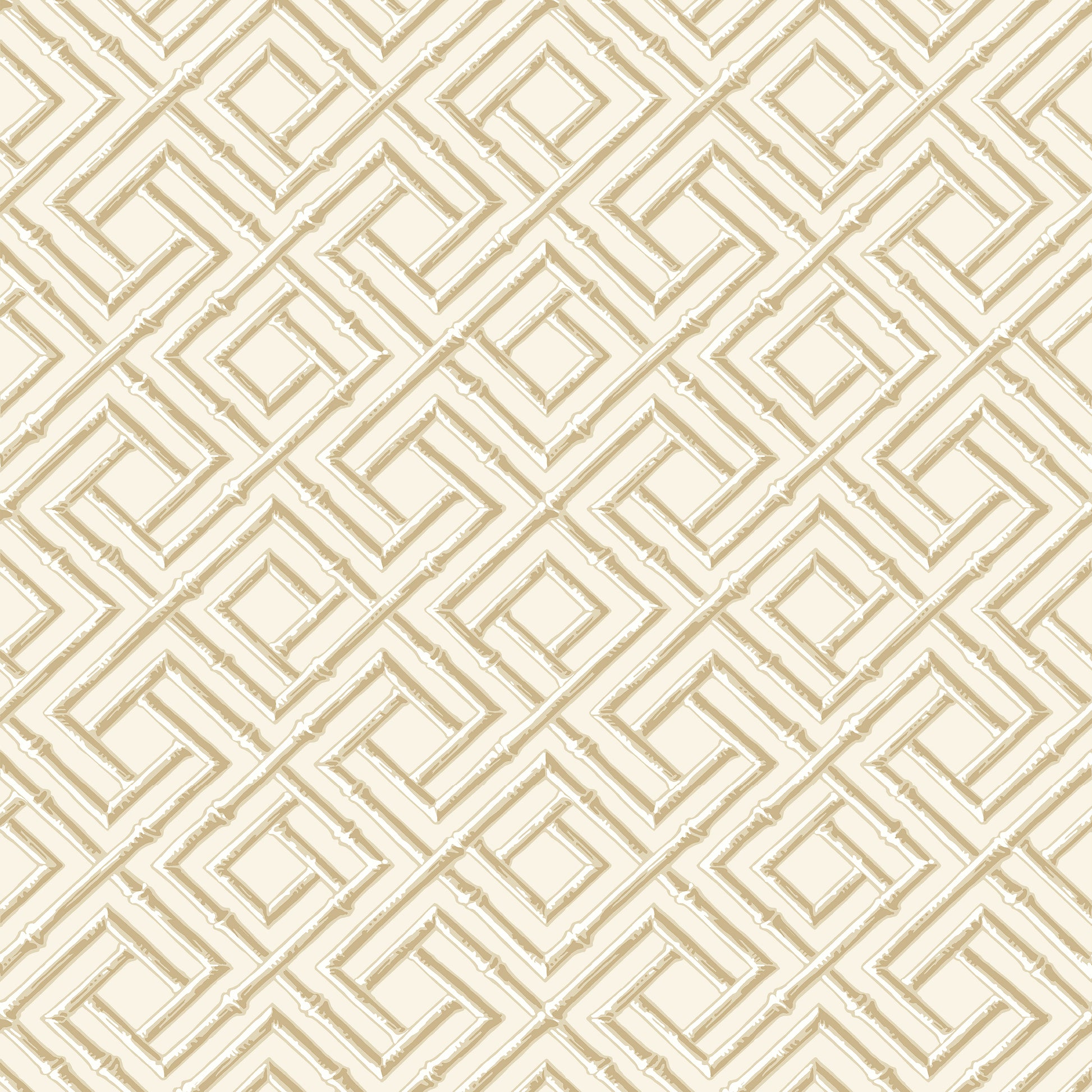 Purchase Thibaut Wallpaper Product T42047 pattern name French Lattice color Beige. 