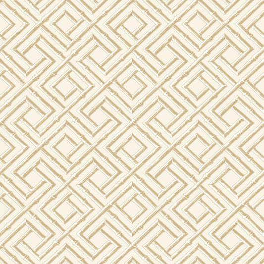 Purchase Thibaut Wallpaper Product T42047 pattern name French Lattice color Beige. 
