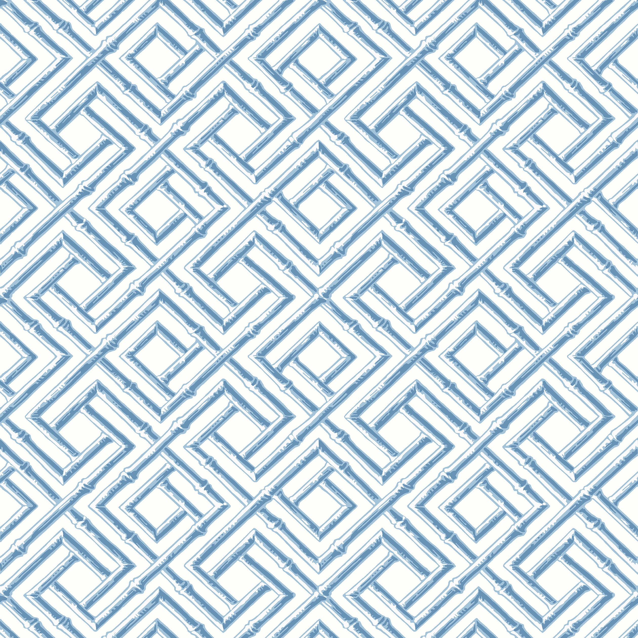 Sample - Only Thibaut Wallpaper SKU# T42048 pattern name French Lattic