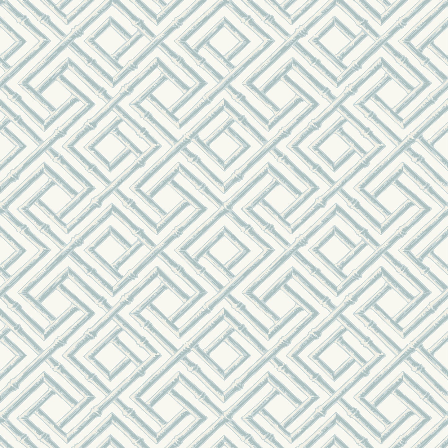 Purchase Thibaut Wallpaper Product# T42050 pattern name French Lattice color Spa Blue. 