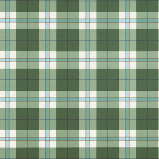 Purchase Thibaut Wallpaper Item# T44071 Pattern Name Douglas Plaid From The Collection Stripes & Checks Resource. 