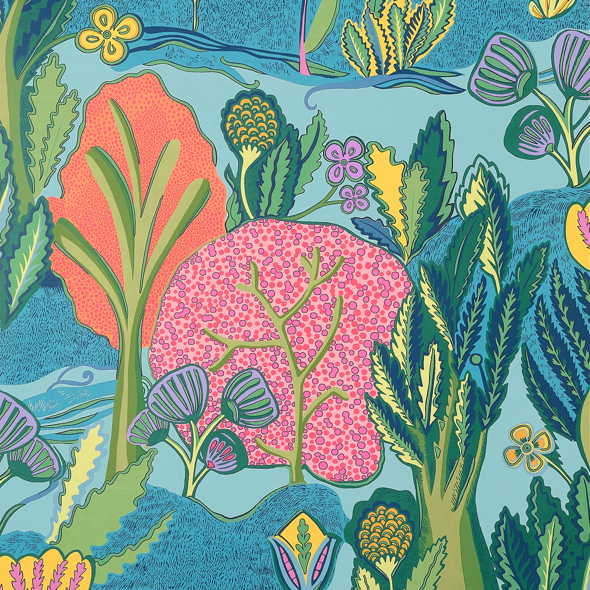 Shop Thibaut Wallpaper Product T45012 Pattern Name Albero From The Collection Wanderlust. 