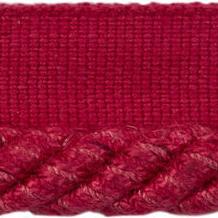 Sample T8012104-717 Coeur Cable-S Raspberry Brunschwig and Fils Fabric