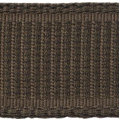 Sample T8012107-818 Coeur Band Charcoal Brunschwig and Fils Fabric