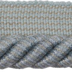 View T8012108-515 Coeur Cable-L Azure by Brunschwig & Fils Fabric