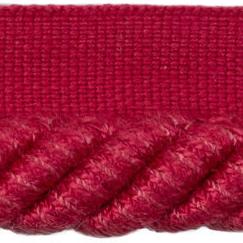 Sample T8012108-717 Coeur Cable-L Raspberry Brunschwig and Fils Fabric