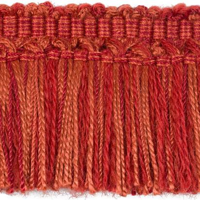 Sample T8012114-924 Coeur Brush Brick Brunschwig and Fils Fabric