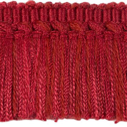 Sample T8012114-99 Coeur Brush Ruby Brunschwig and Fils Fabric