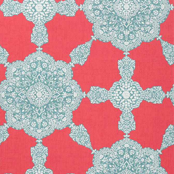 Order T88726 Medallion Paisley Trade Routes Thibaut Wallpaper