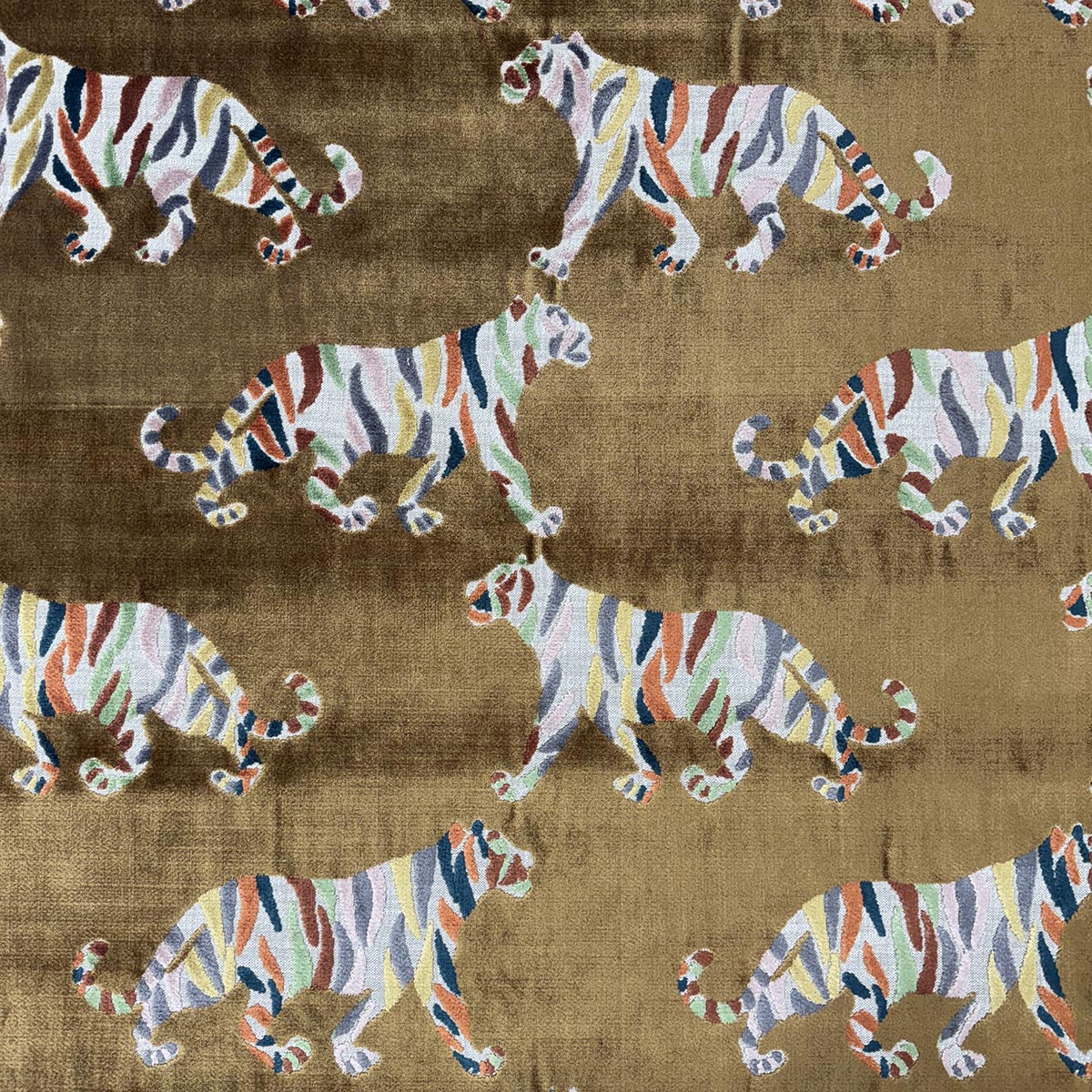 Purchase Mag Fabric Item 12107 pattern name Tigress Caramel