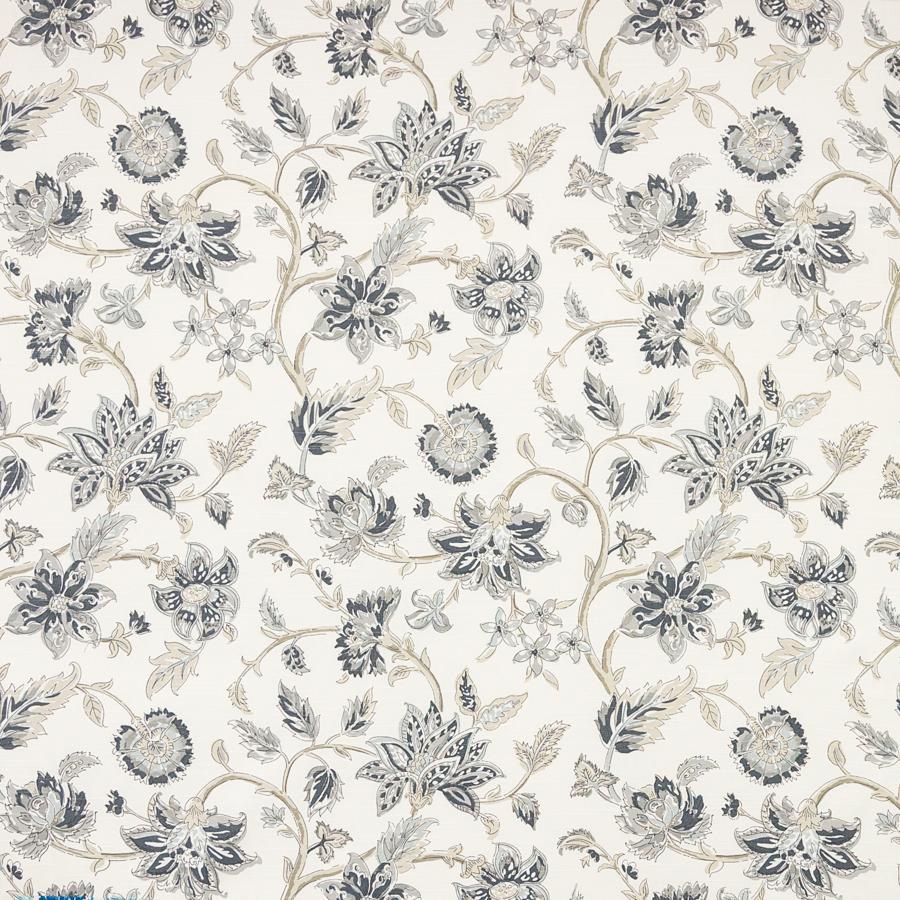 Sample TIRU VINE.1621.0 Tiru Vine White Botanical Kravet Basics Fabric