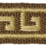 TL10116.6 | Mini Greek Key, Chestnut trim lee jofa fabric