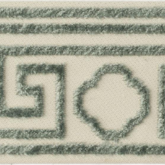 Sample TL10140.15 Dusk/Ivory Trim by Lee Jofa Fabric