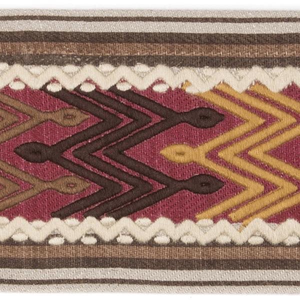 Sample TL10164.649.0 Tana Tape, Spice Mocha by Lee Jofa Fabric