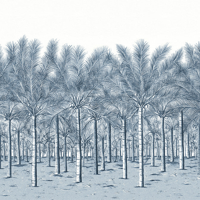 Purchase  TM13951 PALM GROVE MURAL, Palm Grove by Thibaut Wallpaper