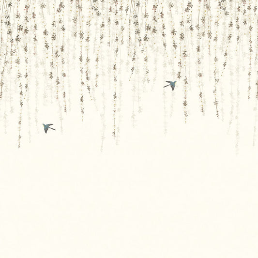 Find Thibaut Wallpaper Item TM24451 pattern name Blossom Mural color name White. 