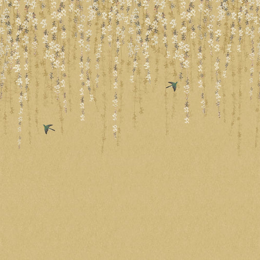 Looking for Thibaut Wallpaper SKU# TM24452 pattern name Blossom Mural color name Gold. 