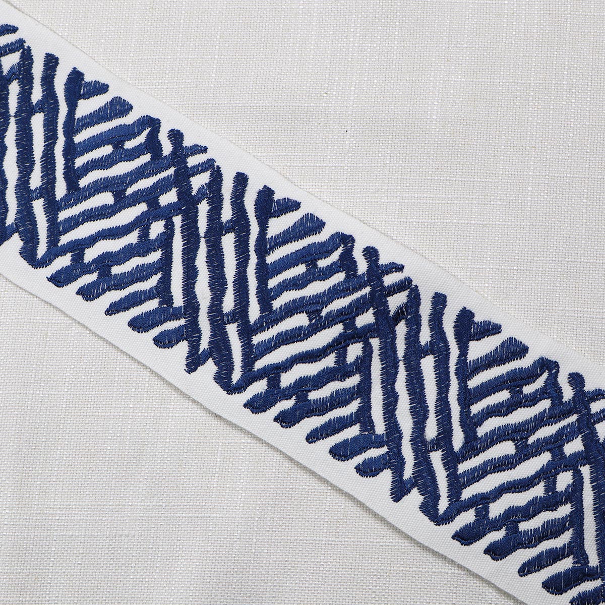 Purchase Mag Fabric Pattern# 11458 pattern name Trelli Emb Tape Marine