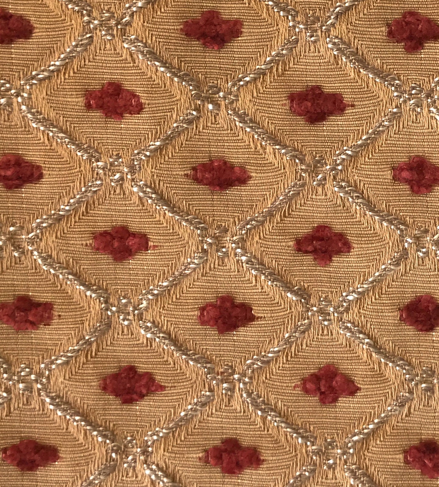 Purchase Old World Weavers Fabric Item VG 00080126, Jewel Tones Peach 1