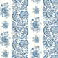 Purchase Vp1302 | Jardin, Beaumont Blue Floral Stripe - Antonina Vella Wallpaper