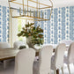 Purchase Vp1302 | Jardin, Beaumont Blue Floral Stripe - Antonina Vella Wallpaper