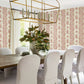Purchase Vp1304 | Jardin, Beaumont Ruby Floral Stripe - Antonina Vella Wallpaper