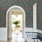 Purchase Vp1311 | Jardin, Parterre Indigo Jacobean - Antonina Vella Wallpaper