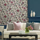 Purchase Vp1312 | Jardin, Parterre Raspberry Jacobean - Antonina Vella Wallpaper