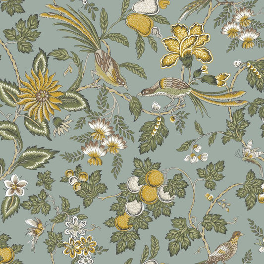 Purchase Vp1315 | Jardin, Parterre Light Blue Jacobean - Antonina Vella Wallpaper