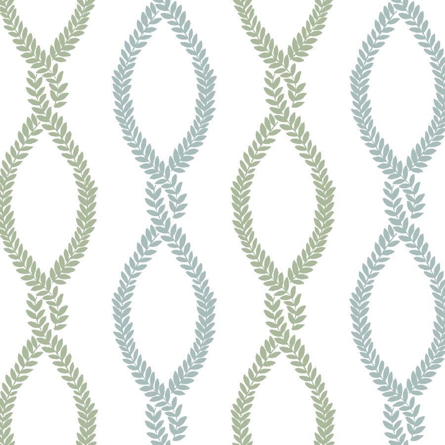 Purchase Vp1321 | Jardin, Laureate Light Green Vine Trellis - Antonina Vella Wallpaper