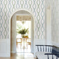 Purchase Vp1321 | Jardin, Laureate Light Green Vine Trellis - Antonina Vella Wallpaper