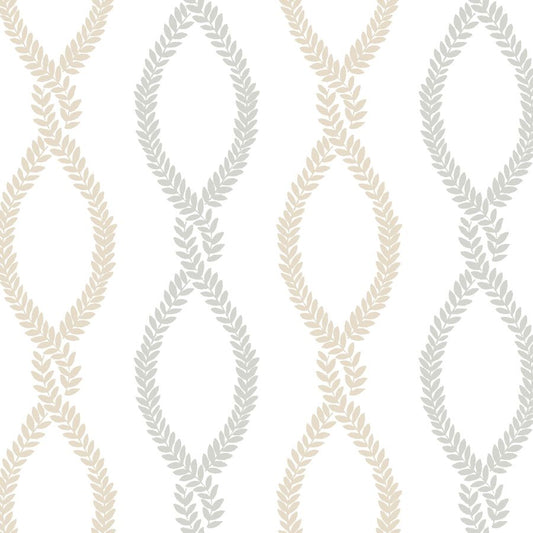 Purchase Vp1322 | Jardin, Laureate Neutral Vine Trellis - Antonina Vella Wallpaper