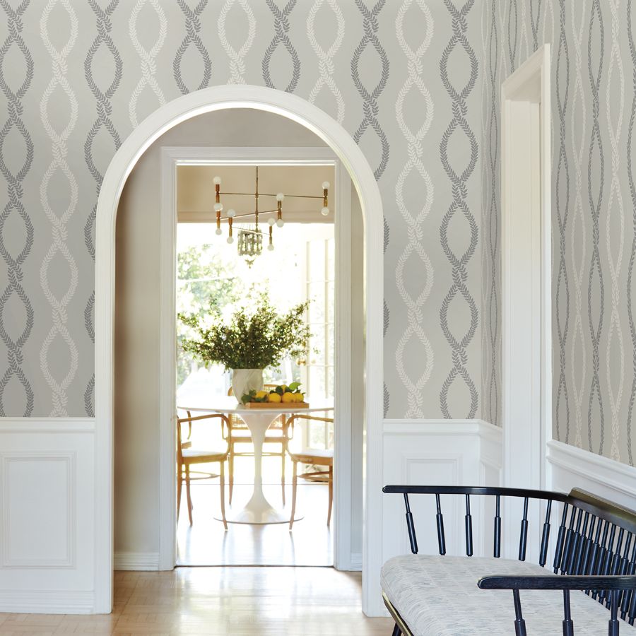 Purchase Vp1323 | Jardin, Laureate Grey Vine Trellis - Antonina Vella Wallpaper