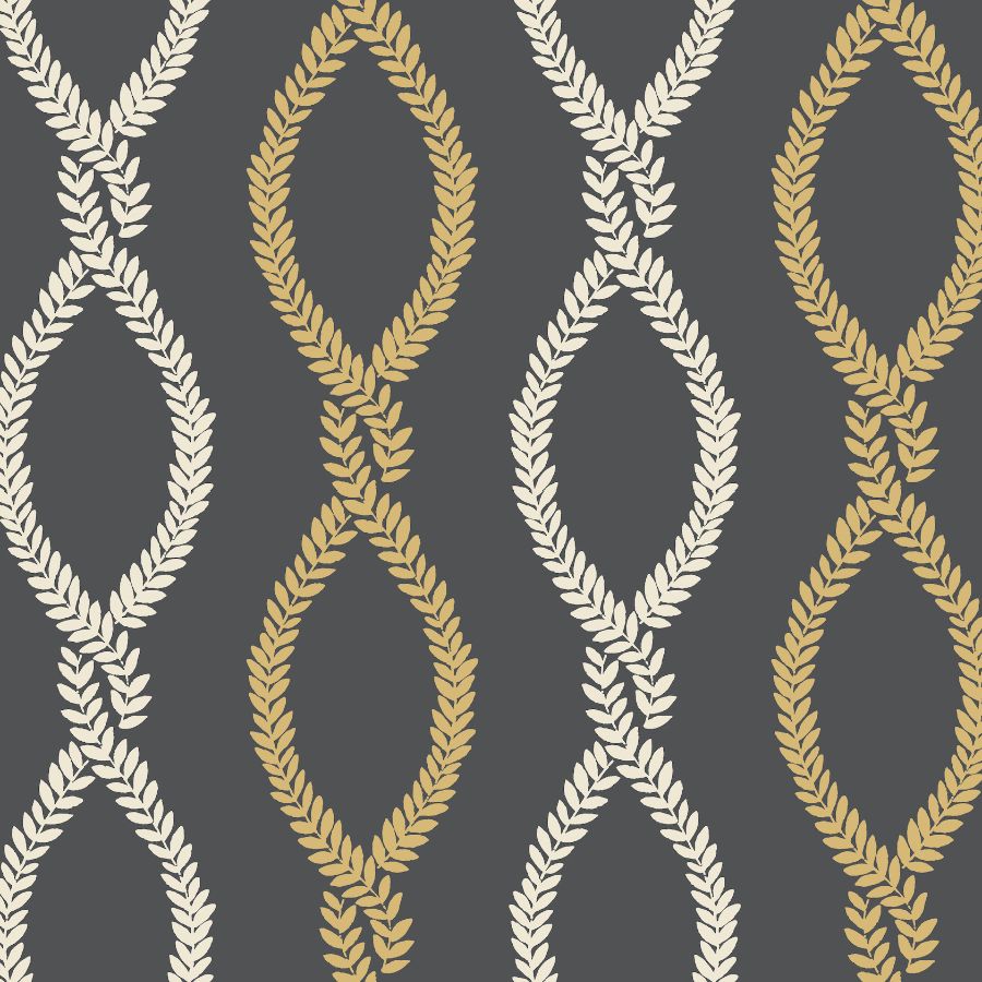 Purchase Vp1324 | Jardin, Laureate Black Vine Trellis - Antonina Vella Wallpaper