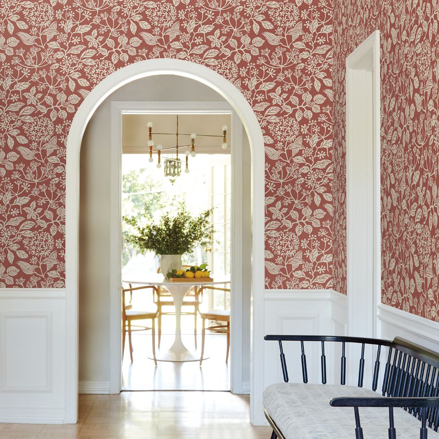 Purchase Vp1342 | Jardin, Rowen Ruby Botanical - Antonina Vella Wallpaper