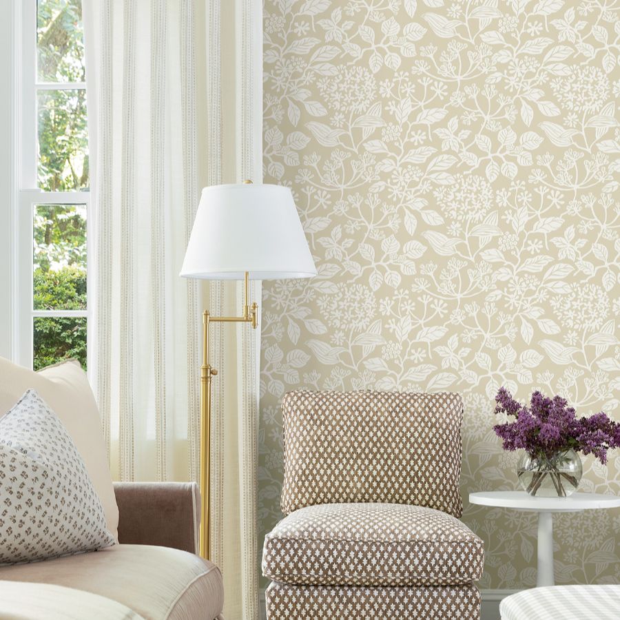 Purchase Vp1345 | Jardin, Rowen Beige Botanical - Antonina Vella Wallpaper