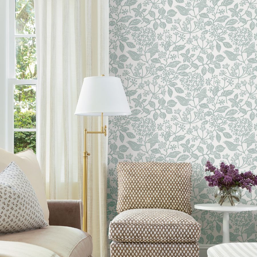 Purchase Vp1346 | Jardin, Rowen Light Blue Botanical - Antonina Vella Wallpaper