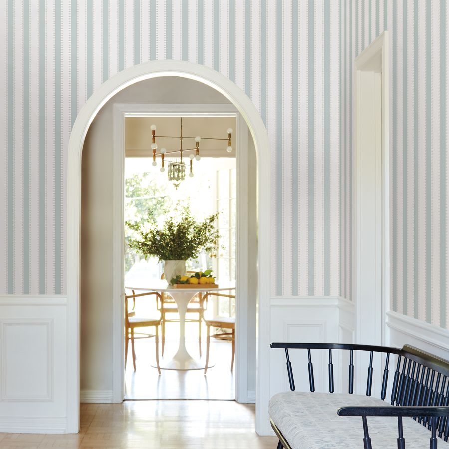Purchase Vp1371 | Jardin, Tilford Light Blue Awning Stripe - Antonina Vella Wallpaper