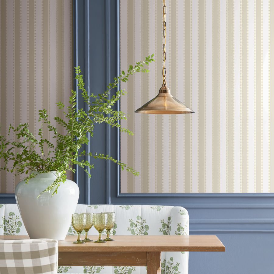 Purchase Vp1372 | Jardin, Tilford Beige Awning Stripe - Antonina Vella Wallpaper