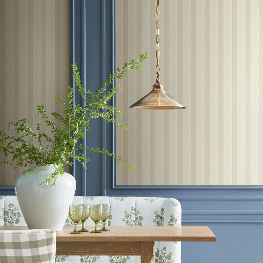 Purchase Vp1374 | Jardin, Tilford Neutral Awning Stripe - Antonina Vella Wallpaper