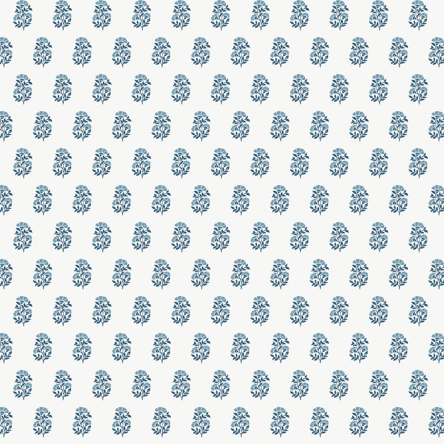 Purchase Vp1384 | Jardin, Sylvie Blue Floral - Antonina Vella Wallpaper