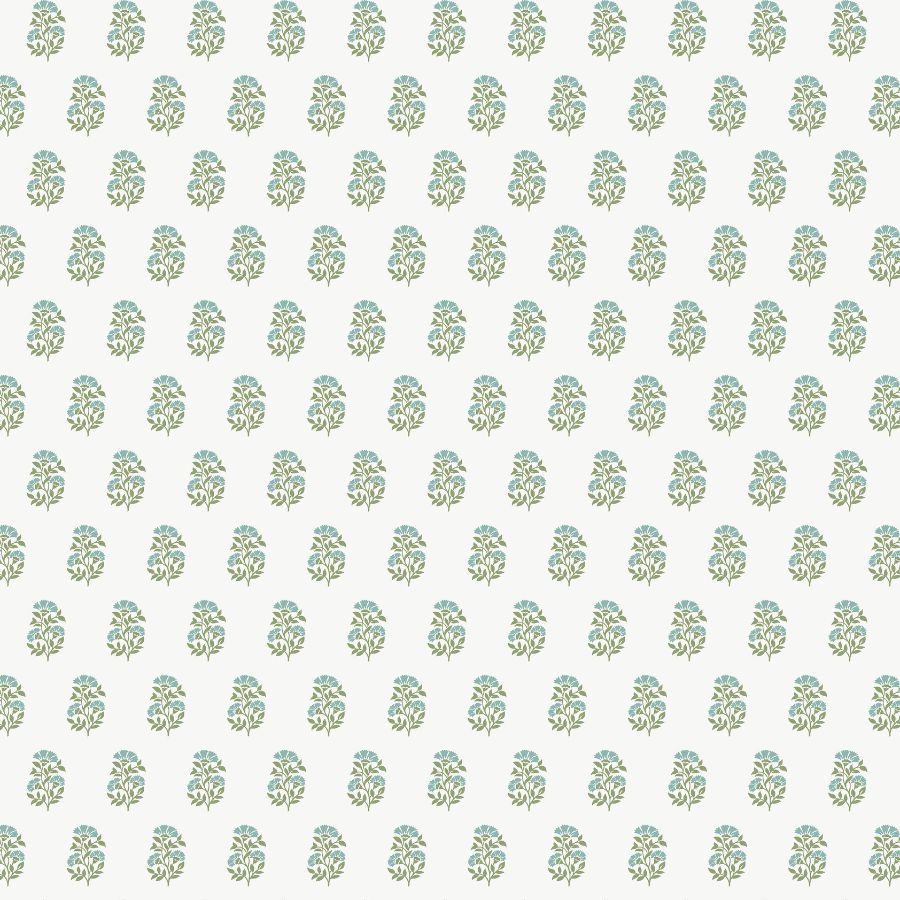 Purchase Vp1385 | Jardin, Sylvie Green Floral - Antonina Vella Wallpaper