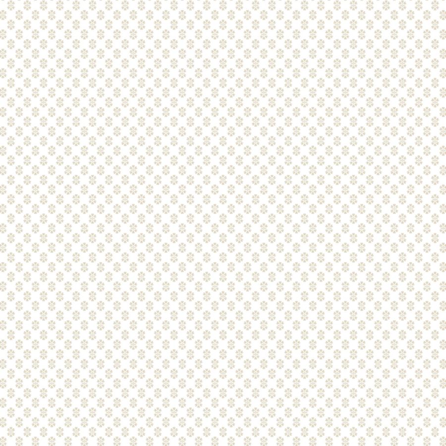 Purchase Vp1393 | Jardin, Brioni Beige Floral Stamp - Antonina Vella Wallpaper