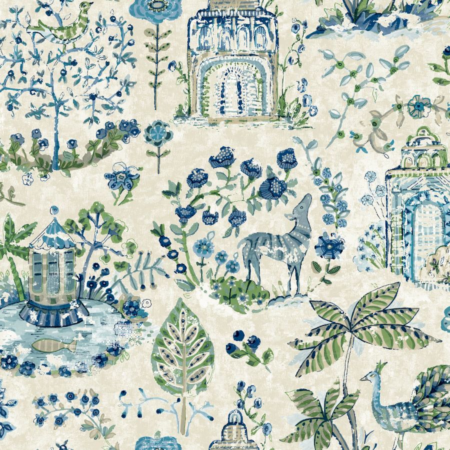 Purchase Vp1402 | Jardin, Parc Sapphire Garden Dreams - Antonina Vella Wallpaper