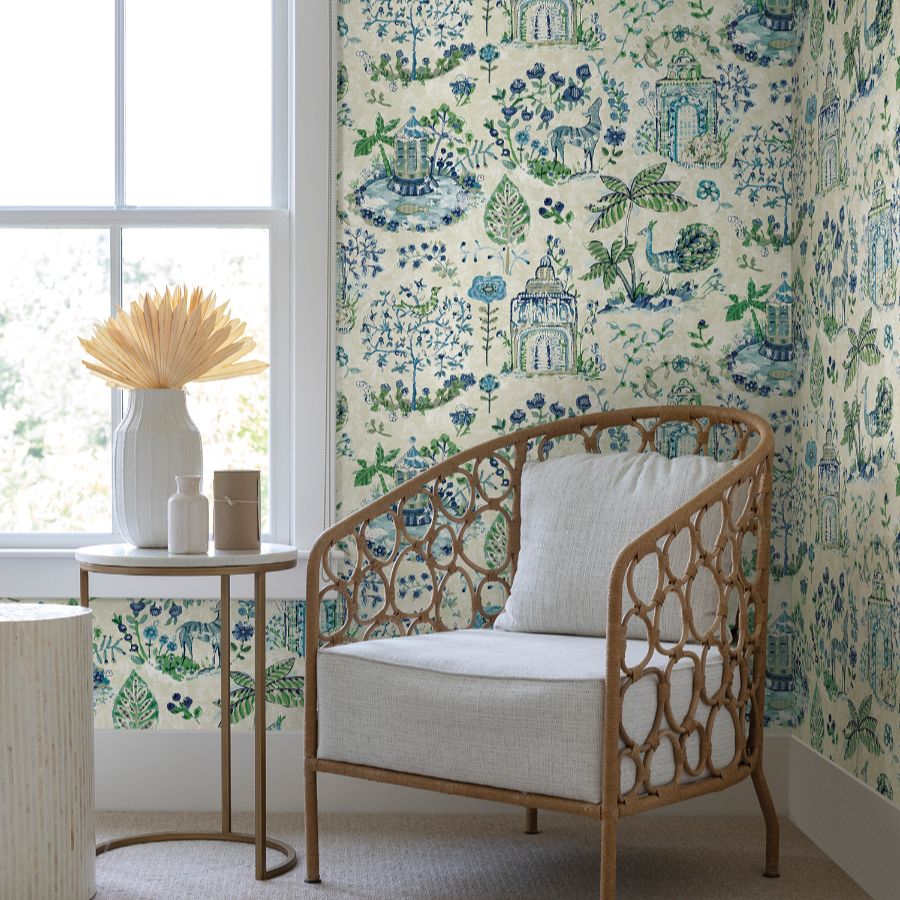 Purchase Vp1402 | Jardin, Parc Sapphire Garden Dreams - Antonina Vella Wallpaper