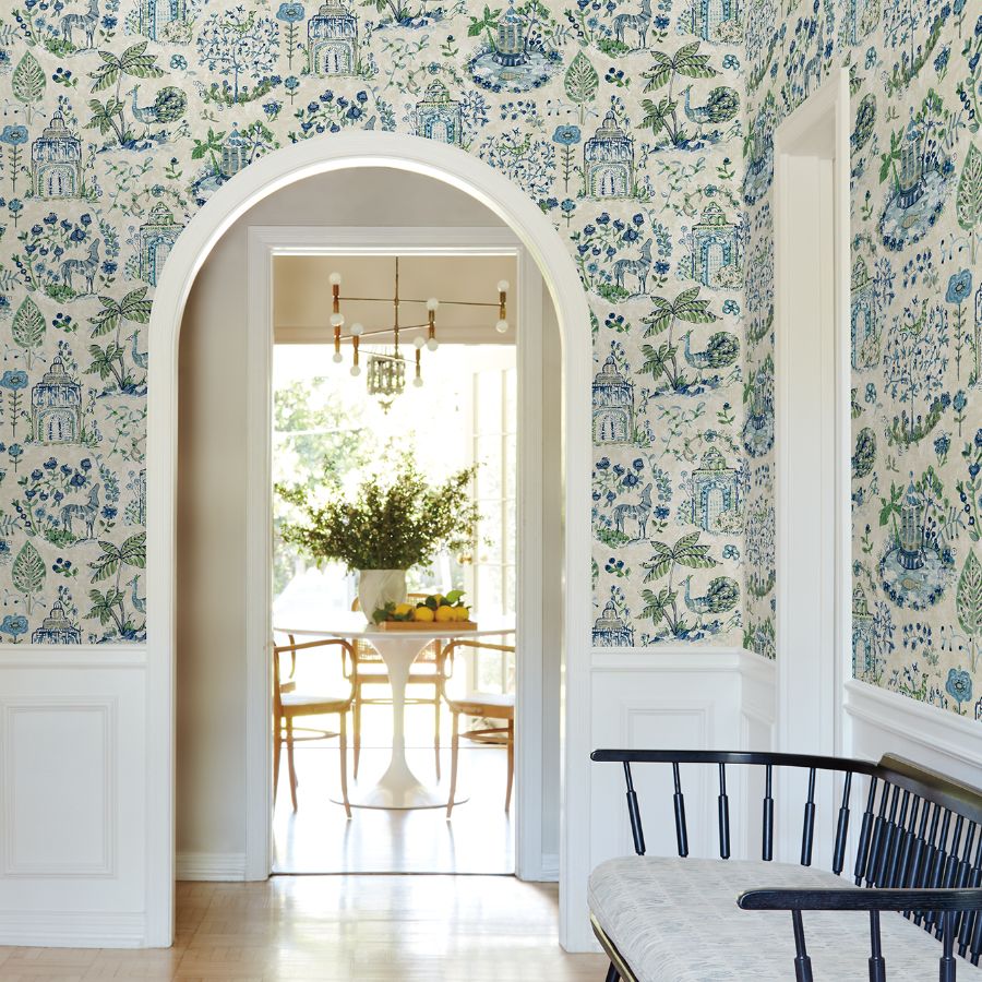 Purchase Vp1402 | Jardin, Parc Sapphire Garden Dreams - Antonina Vella Wallpaper