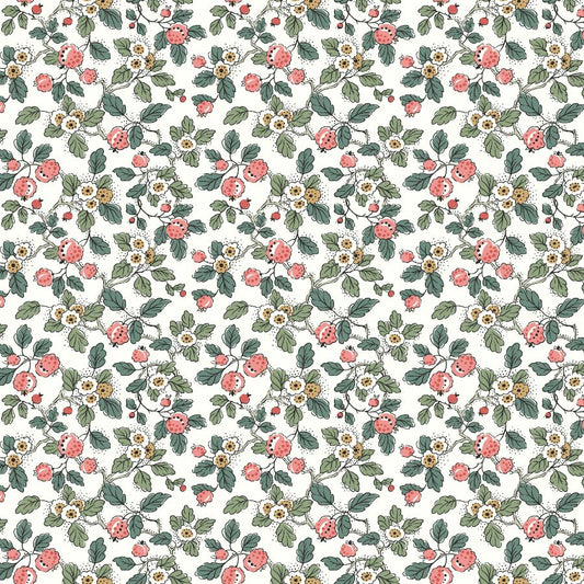 Purchase Vp1412 | Jardin, Framboise Pink Berry Vines - Antonina Vella Wallpaper