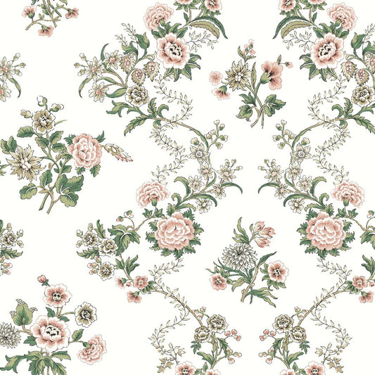 Purchase Vp1425 | Jardin, Genevieve Blush Floral Trail - Antonina Vella Wallpaper