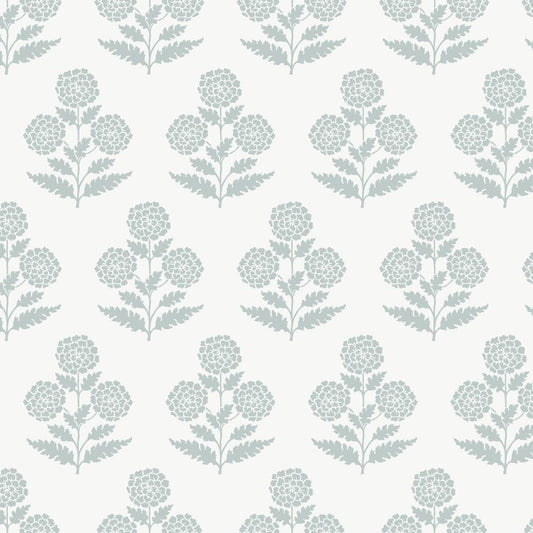 Purchase Vp1431 | Jardin, Souci Light Blue Marigolds - Antonina Vella Wallpaper