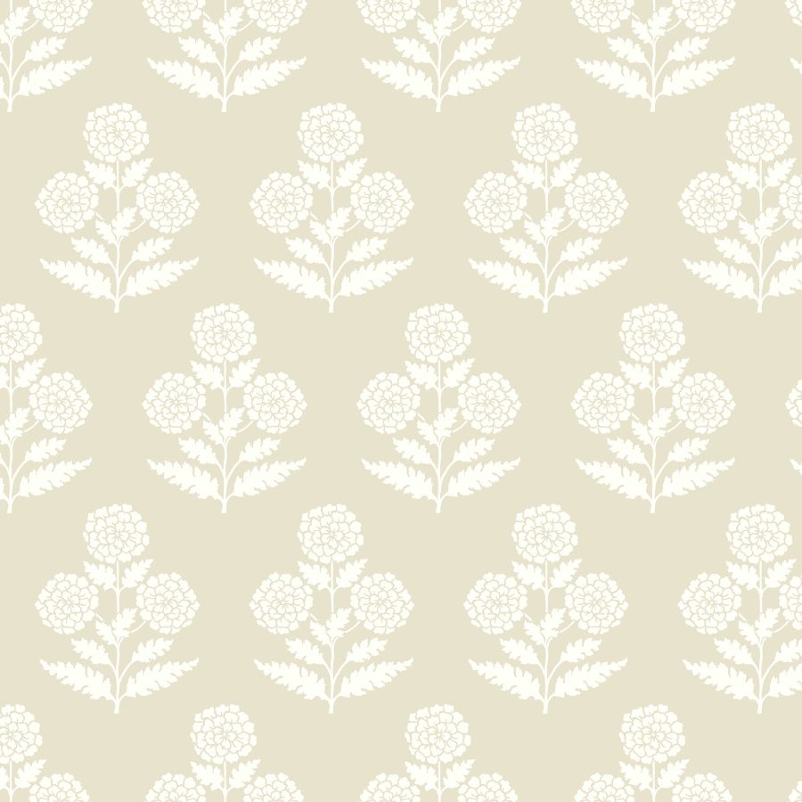 Purchase Vp1433 | Jardin, Souci Beige Marigolds - Antonina Vella Wallpaper